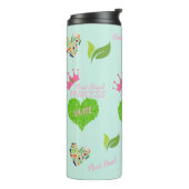 Personalisierte Vegane Flasche - Thermische Tumble (Nach links gedreht)