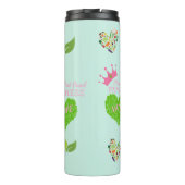 Personalisierte Vegane Flasche - Thermische Tumble (Rückseite)