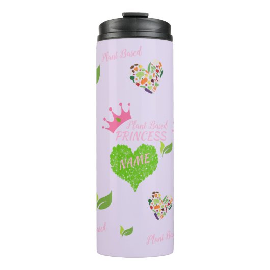Personalisierte Vegane Flasche - Thermische Tumble (Vorderseite)