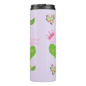 Personalisierte Vegane Flasche - Thermische Tumble (Rückseite)