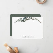 Personalisierte Vegetation Mitteilungskarte (Vorderseite/Rückseite Beispiel)