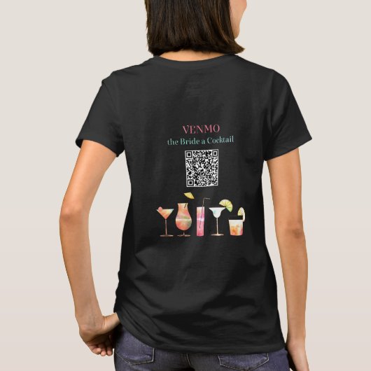 Personalisierte VENMO the Bridge - QR-Code T-Shirt (Rückseite)