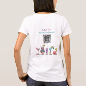 Personalisierte VENMO the Bridge - QR-Code T-Shirt (Rückseite)