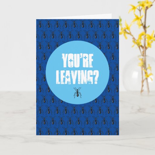 PERSONALISIERTE VERLASSEND KARTE (Gelbe Blume)