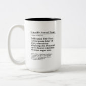 Personalisierte Veröffentlichung Zwei-Tone-Tasse 1 Zweifarbige Tasse (Links)