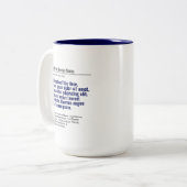 Personalisierte Veröffentlichung Zwei-Tone-Tasse 1 Zweifarbige Tasse (Vorderseite Links)