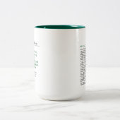 Personalisierte Veröffentlichung Zwei-Tone-Tasse 1 Zweifarbige Tasse (Mittel)