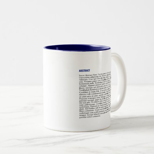 Personalisierte Veröffentlichung Zwei-Tone-Tasse - Zweifarbige Tasse (VorderseiteRechts)