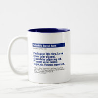 Personalisierte Veröffentlichung Zwei-Tone-Tasse -