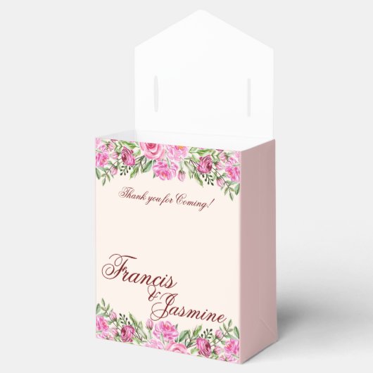 Personalisierte verschenkte Papiertasche Geschenkschachtel (Geöffnet)