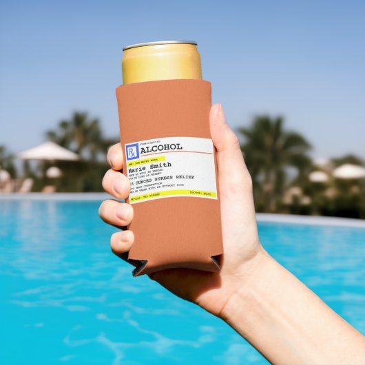 Personalisierte Verschreibung Humorer Alkohol Selters Dosenkühler (In Situ Pool)