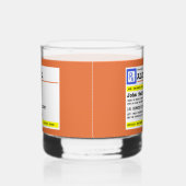 Personalisierte Verschreibung Humorer Alkohol Whiskyglas (Rechts)