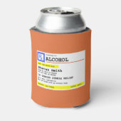 Personalisierte Verschreibung Humorer RX Alkohol Dosenkühler (Kanne Rückseite)