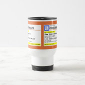 Personalisierte Verschreibungen Schokolade oder Ka Reisebecher (Mittel)