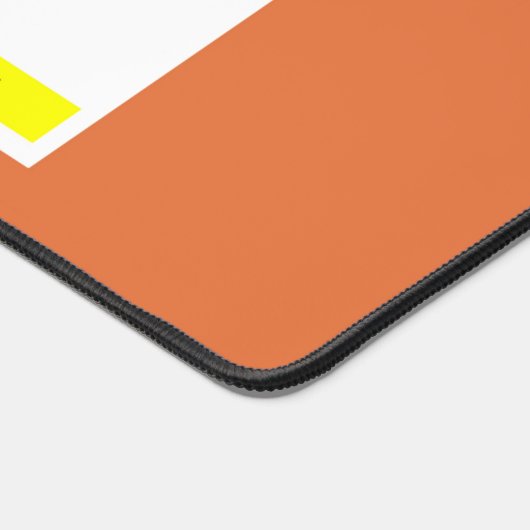 Personalisierte Verschreibungspflicht Alkohol Humo Schreibtischunterlage (Ecke)