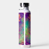 Personalisierte Verzierte Lotus-Blume Trinkflasche (Rechts)