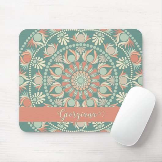 Personalisierte Verzierte Retro Sage und Sand Mand Mousepad (Mit Mouse)