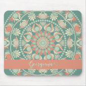 Personalisierte Verzierte Retro Sage und Sand Mand Mousepad (Vorne)