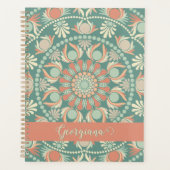 Personalisierte Verzierte Retro Sage und Sand Mand Planer (Vorderseite)