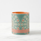 Personalisierte Verzierte Retro Sage und Sand Mand Tasse (Zentrum)