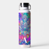 Personalisierte, Verzierte und lebendige Lotus-Blu Trinkflasche (Rückseite)
