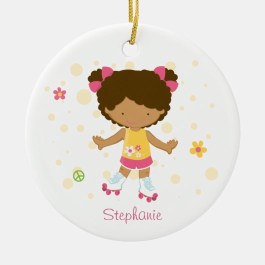 Personalisierte Verzierung des niedlichen Keramikornament (Vorne)