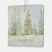 personalisierte Verzierung Keramikornament (Links)