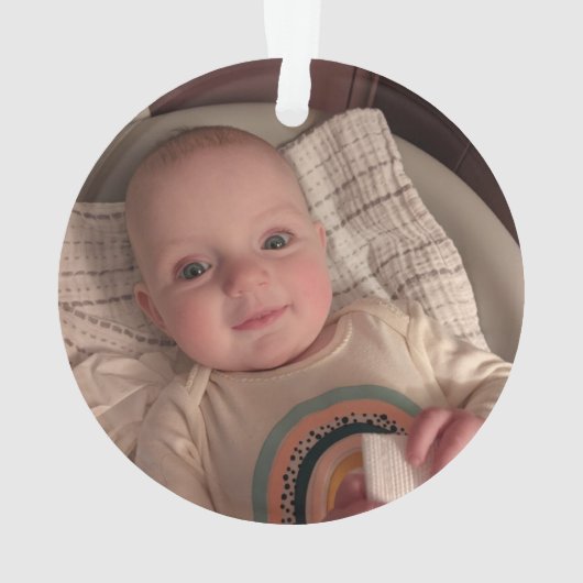 Personalisierte Verzierung Ornament (Rückseite)