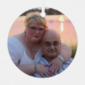 Personalisierte Verzierung Ornament Aus Metall (Vorderseite)