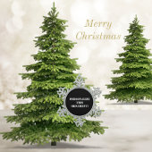 Personalisierte Verzierung, Sonderverzierung, Weih Schneeflocken Zinn-Ornament