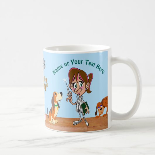 Personalisierte Veterinärmedizinische Tasse für we (Rechts)
