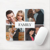 Personalisierte Vier-Bilder-Familie Mousepad (Mit Mouse)