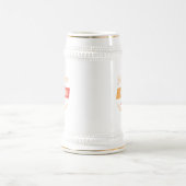 Personalisierte vierzig Vintage 40. Geburtstagsfei Bierglas (Mittel)