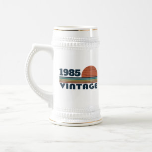 Personalisierte vierzig Vintage 40. Geburtstagsfei Bierglas