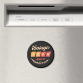 Personalisierte vierzig Vintage 40. Geburtstagsfei Magnet (In Situ (Geschirrspüler))