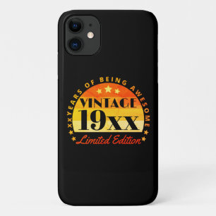 Personalisierte Vintag limitierte Auflage Geburtst Case-Mate iPhone Hülle