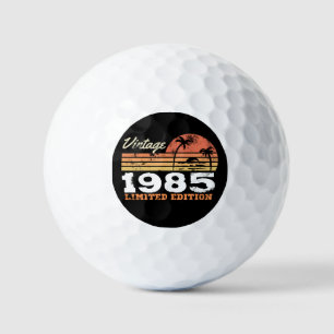 Personalisierte Vintage 1985 limitierte Auflage Golfball