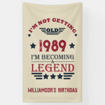 Personalisierte Vintage 35. Geburtstagsgeschenke