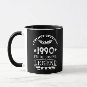 Personalisierte Vintage 35. Geburtstagsgeschenke Tasse