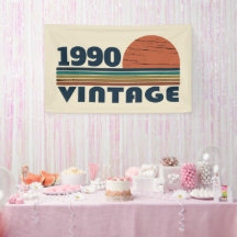 Personalisierte Vintage 35. Geburtstagsparty