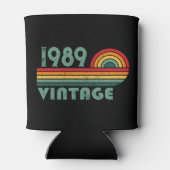 Personalisierte Vintage 35. Geburtstagsparty Dosenkühler (Rückseite)