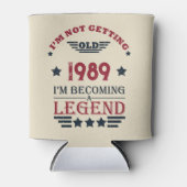 Personalisierte Vintage 35. Geburtstagsparty Dosenkühler (Vorderseite)