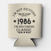 Personalisierte Vintage 35. Geburtstagsparty Dosenkühler (Vorderseite)