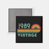 Personalisierte Vintage 35. Geburtstagsparty Magnet (Vorderseite/Rückseite)