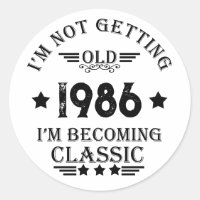 Personalisierte Vintage 35. Geburtstagsparty