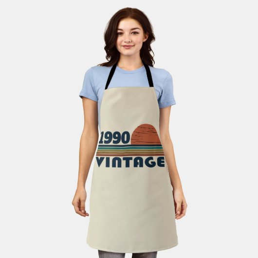 Personalisierte Vintage 35. Geburtstagsparty Schürze (Getragen)