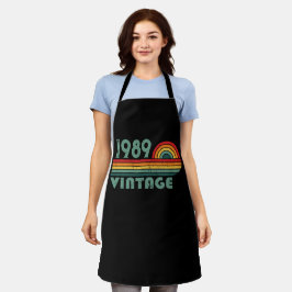 Personalisierte Vintage 35. Geburtstagsparty Schürze