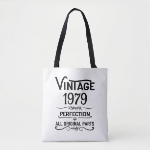 Personalisierte Vintage 45. Geburtstagsgeschenke s Tasche