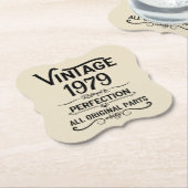 Personalisierte Vintage 45. Geburtstagsgeschenke s Untersetzer (angewinkelt)