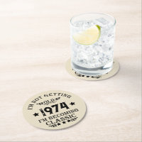 Personalisierte Vintage 50. Geburtstagsparty